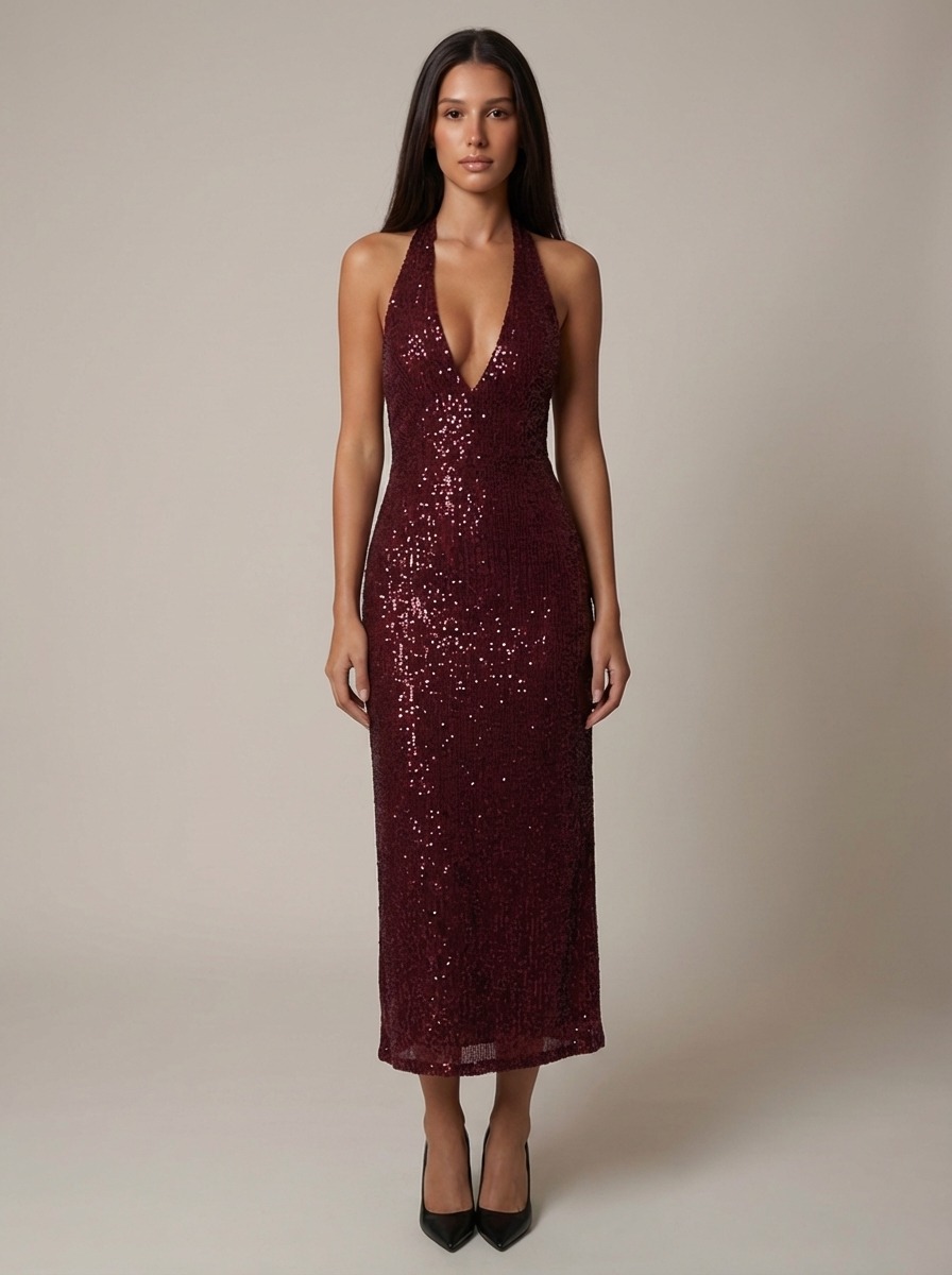 Thalia Open Back Maxi Dress