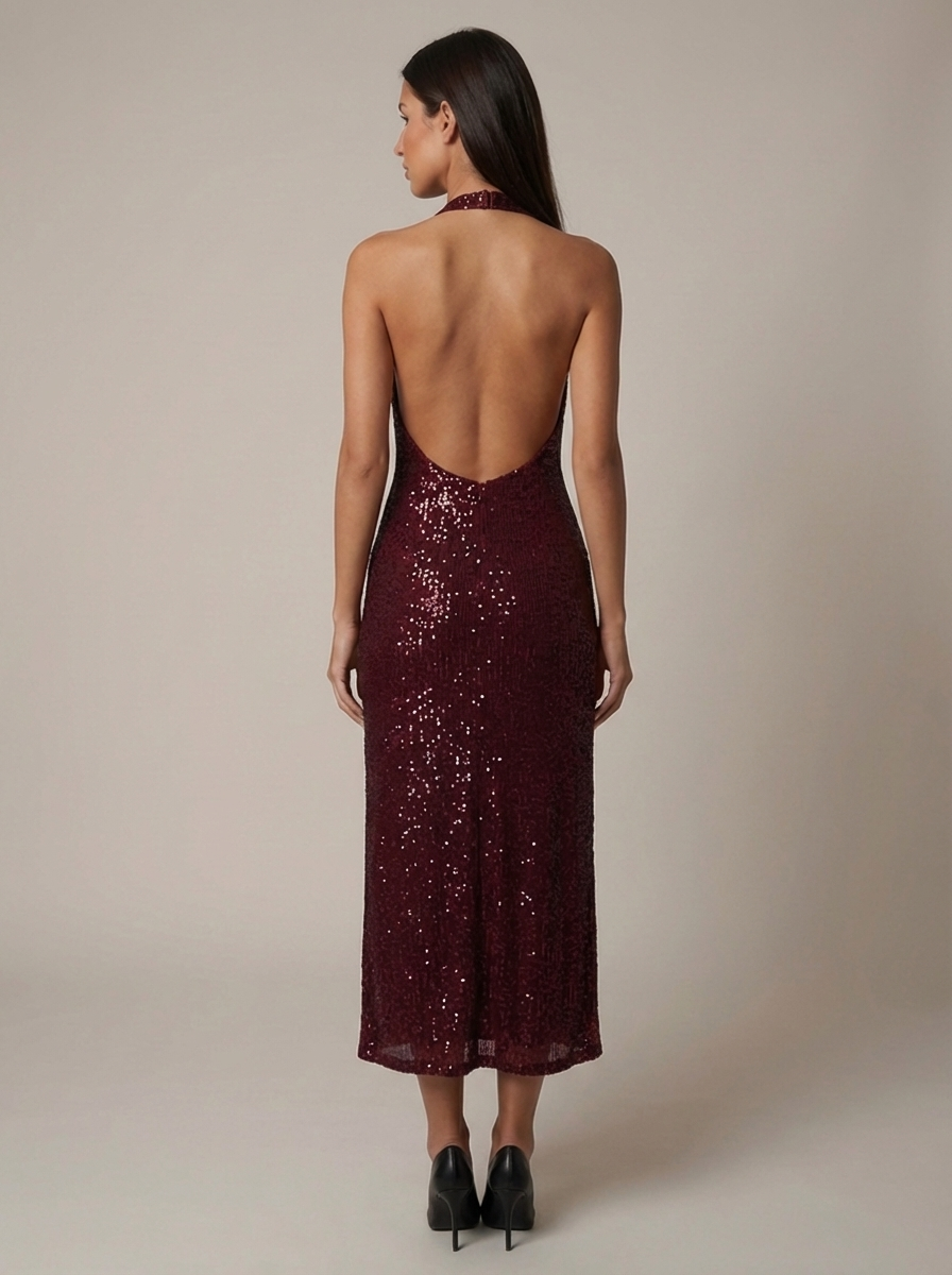 Thalia Open Back Maxi Dress