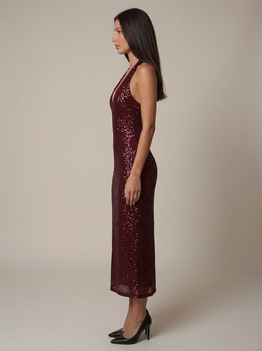 Thalia Open Back Maxi Dress