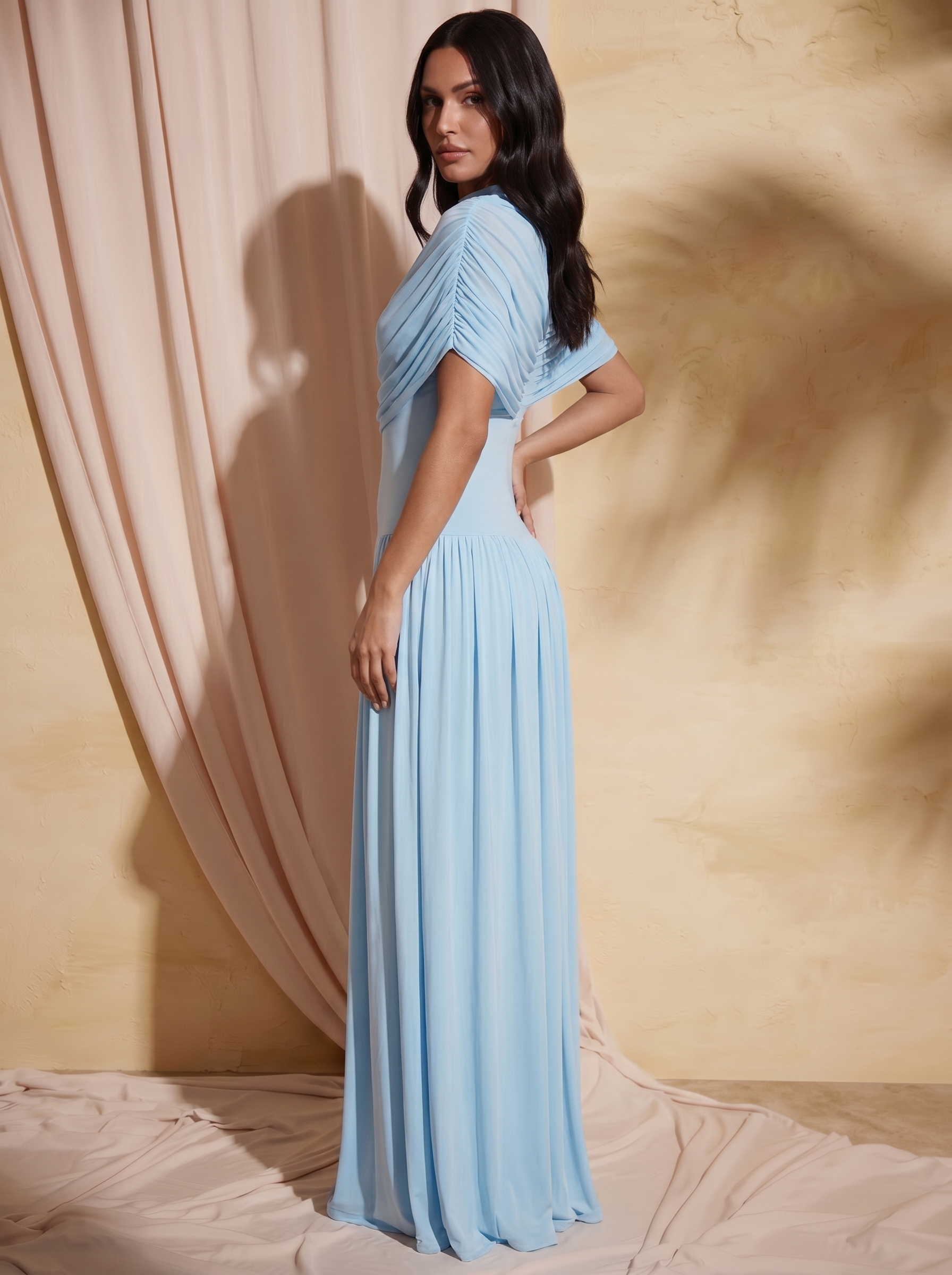 Genevieve Ruched Maxi Dress