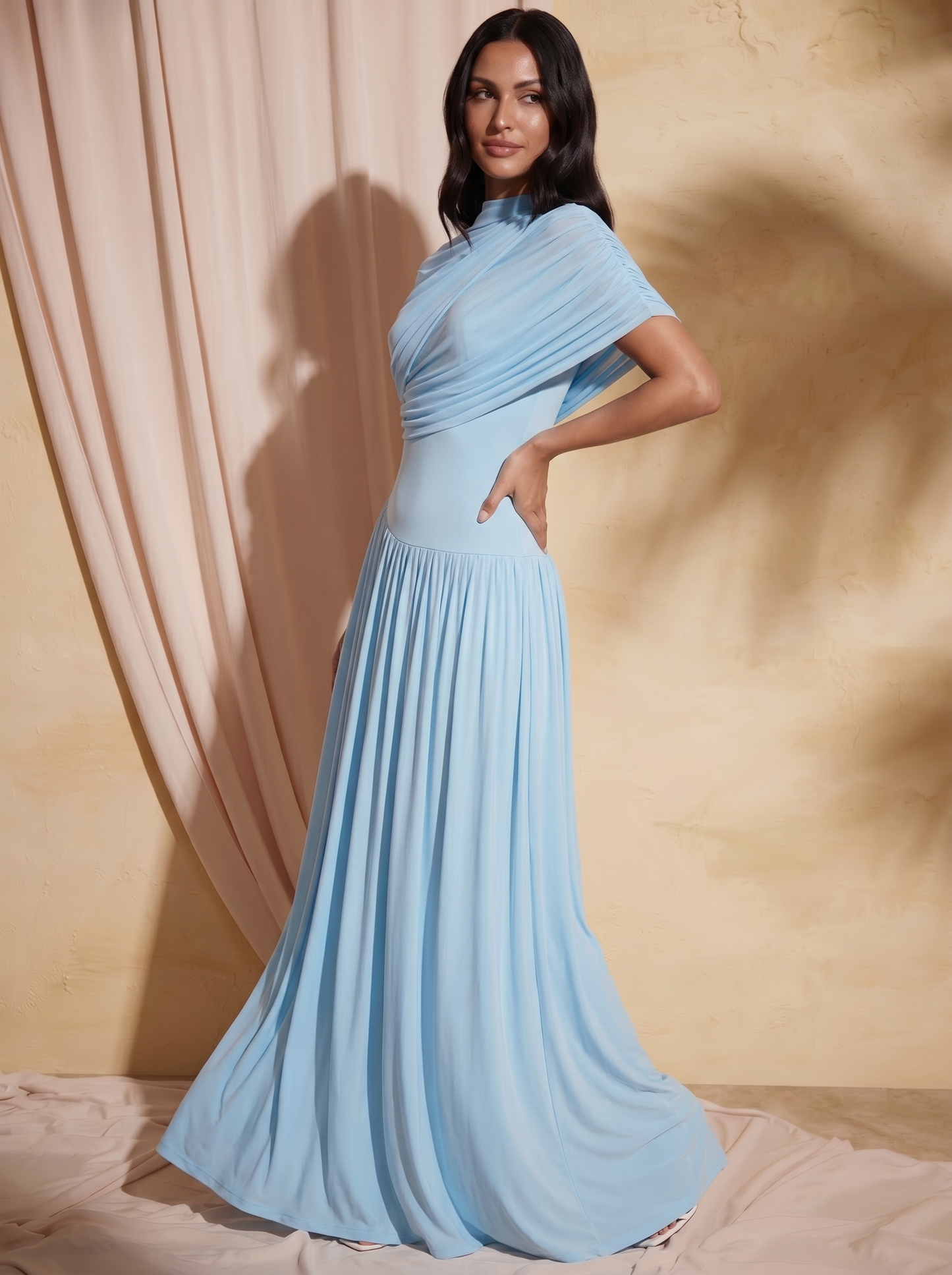 Genevieve Ruched Maxi Dress
