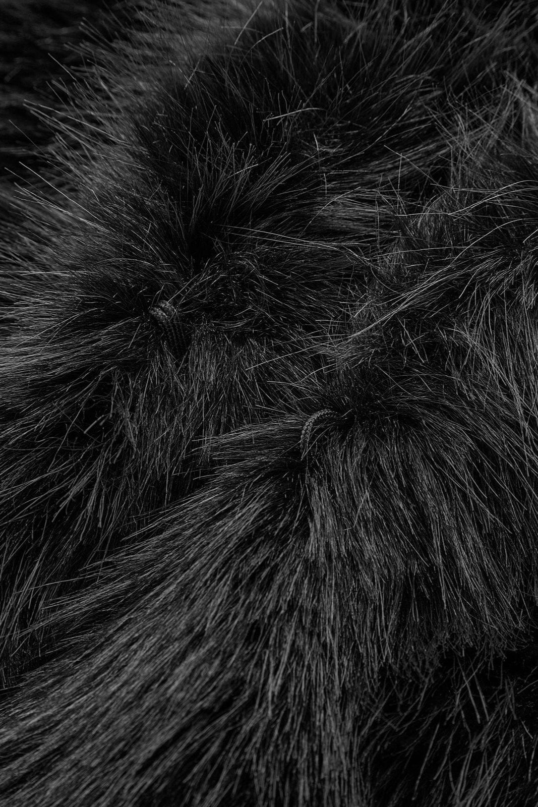 Laura Faux Fur Oversized Cropped Jacket