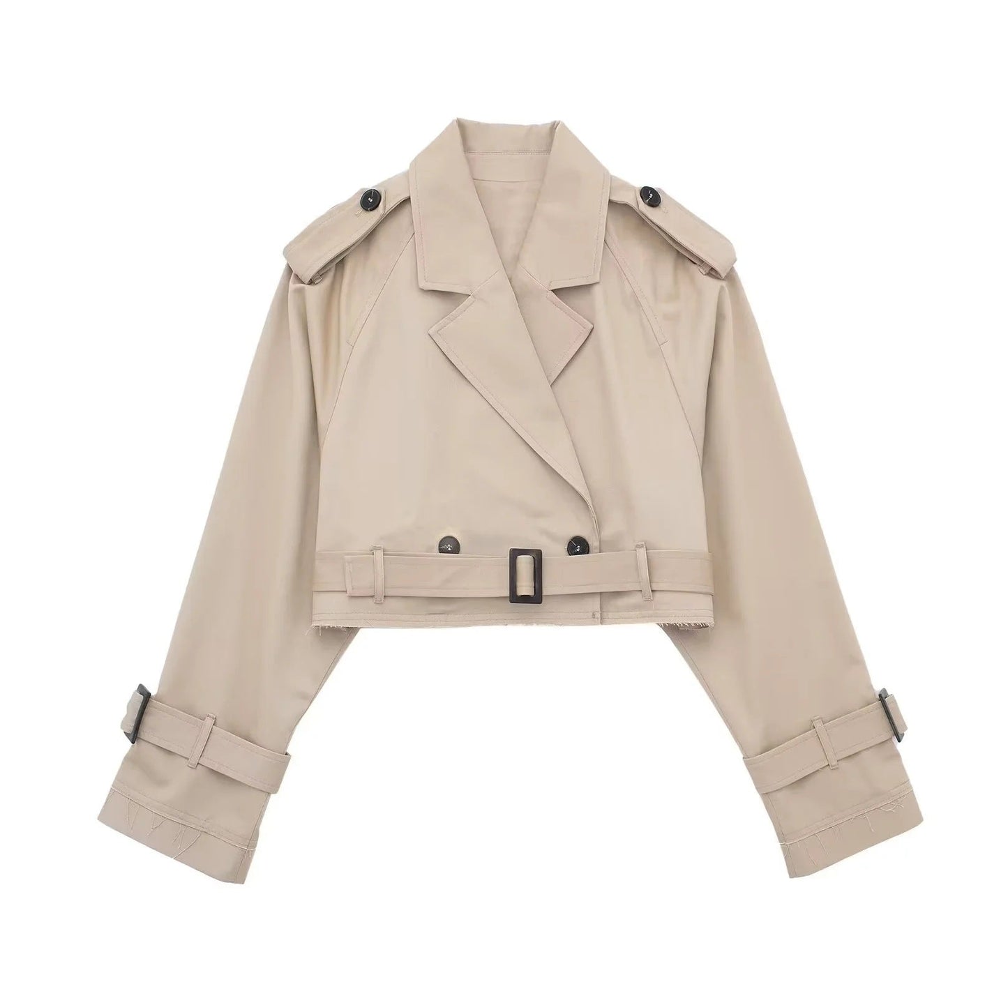 Lylah Cropped Trenchcoat