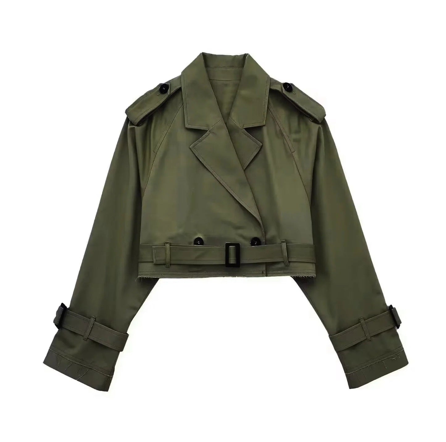 Lylah Cropped Trenchcoat