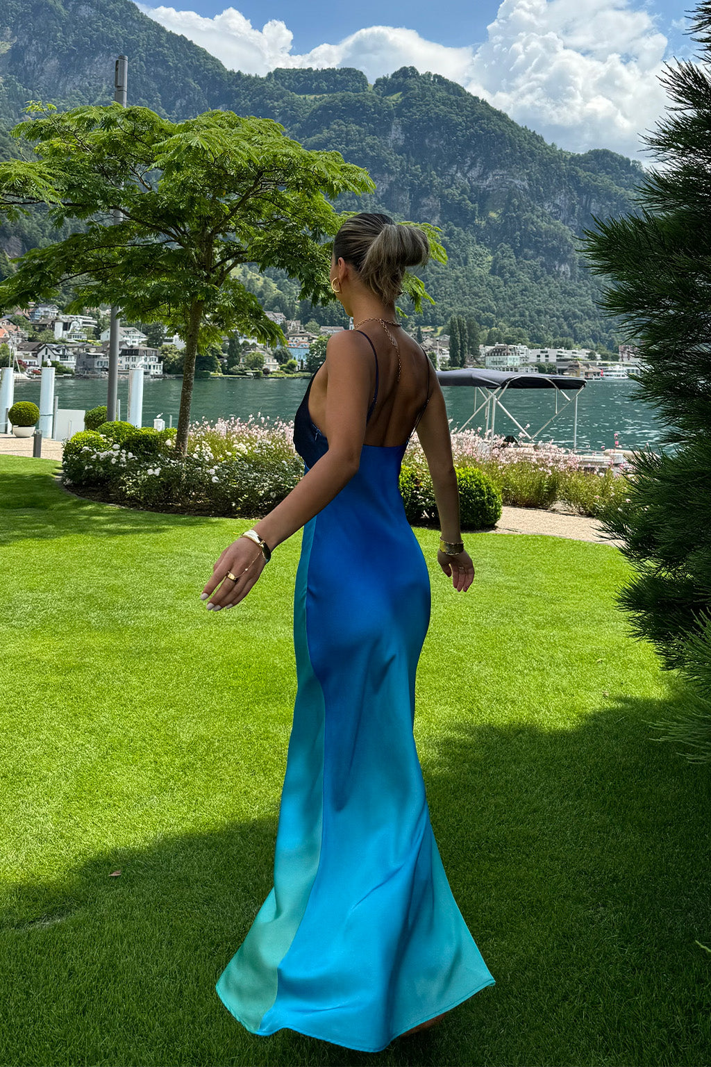 Kenia Maxi Dress - Blue