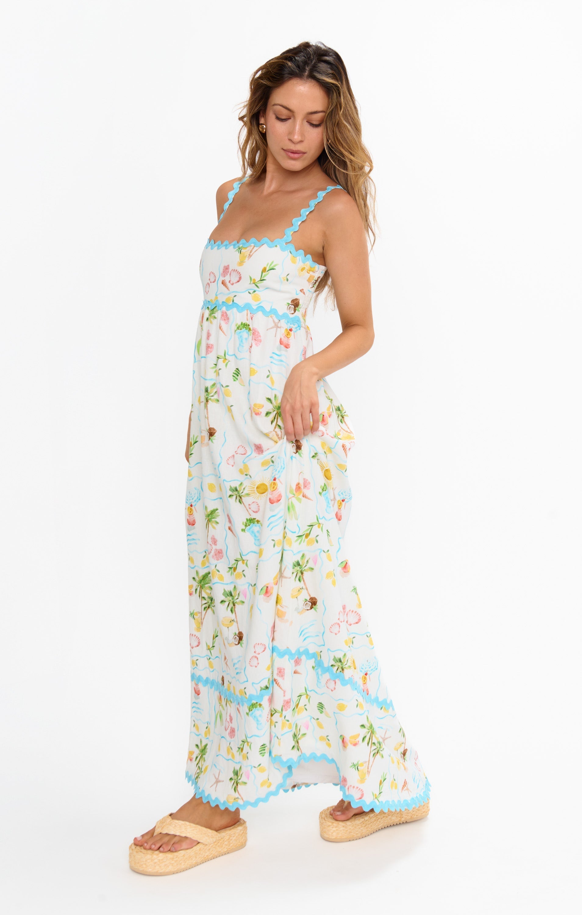 Mercy Maxi Dress - Blue