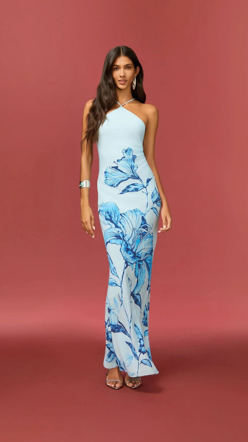 Azalea Maxi Dress - Blue