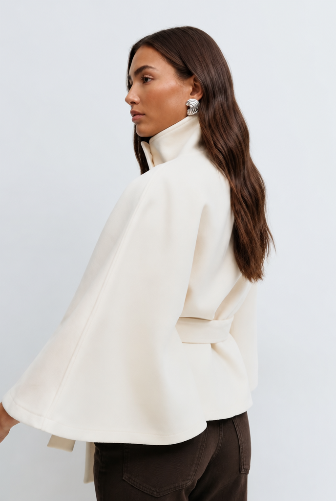 Natalie Belted Tailored Wool Coat