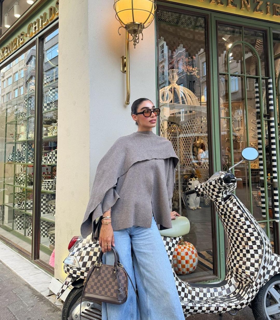 Olivia Short Cape Coat