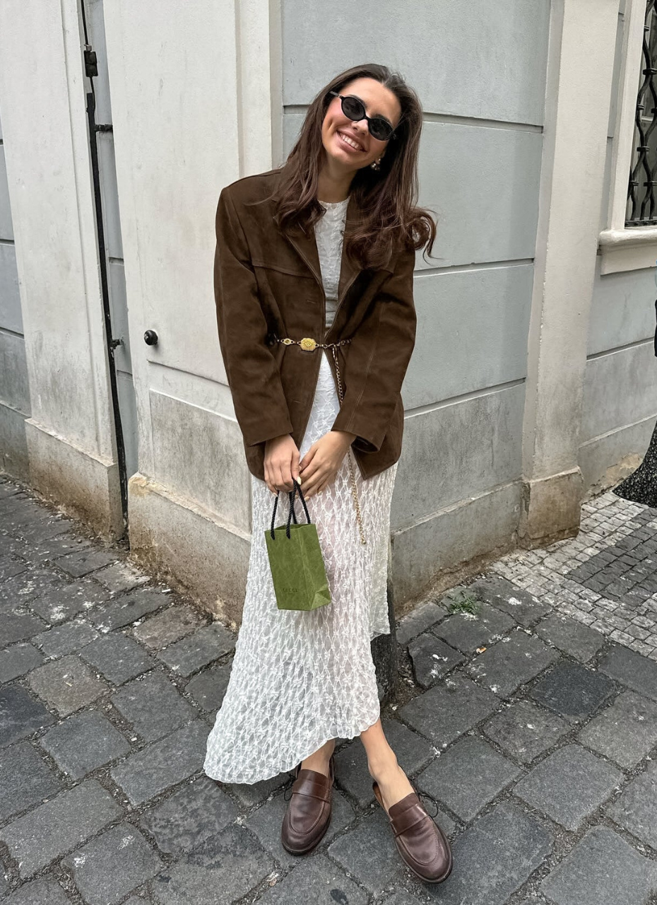Romy Suede Button Jacket