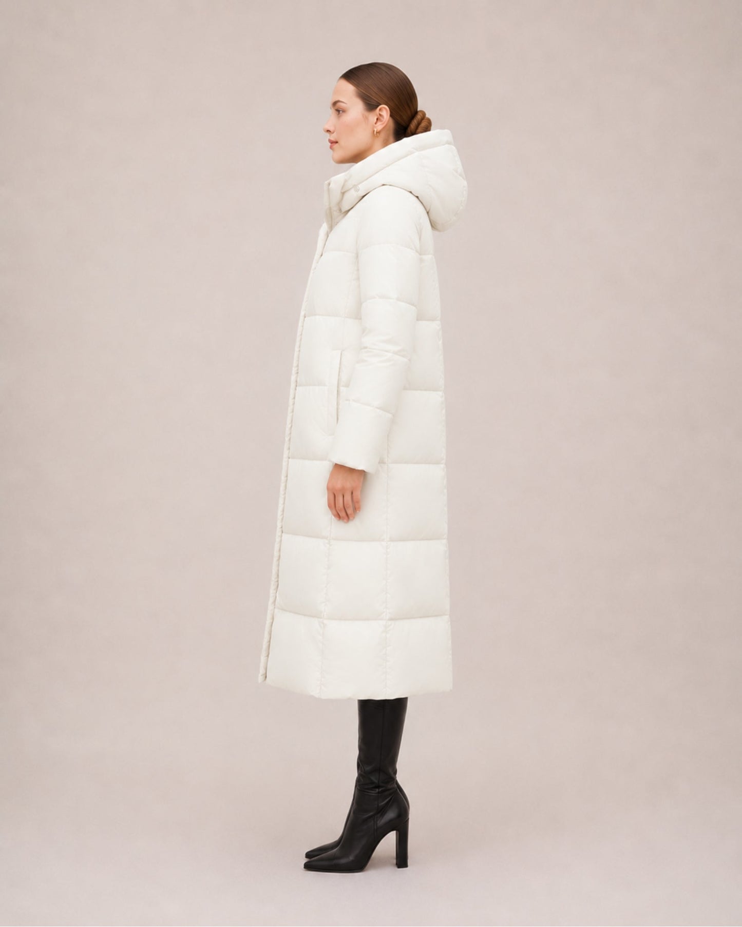 Rosalie Long Hooded Puffer Coat