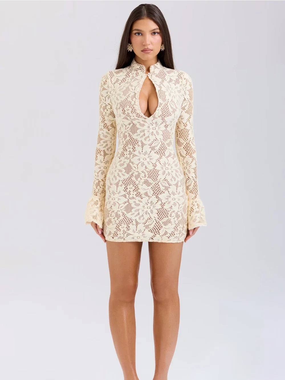 Brianna Lace Mini Dress