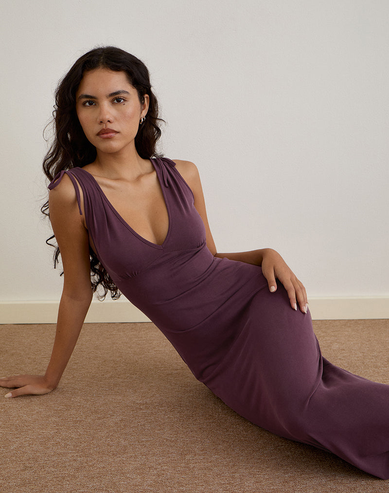 Lillie Maxi Dress - Purple
