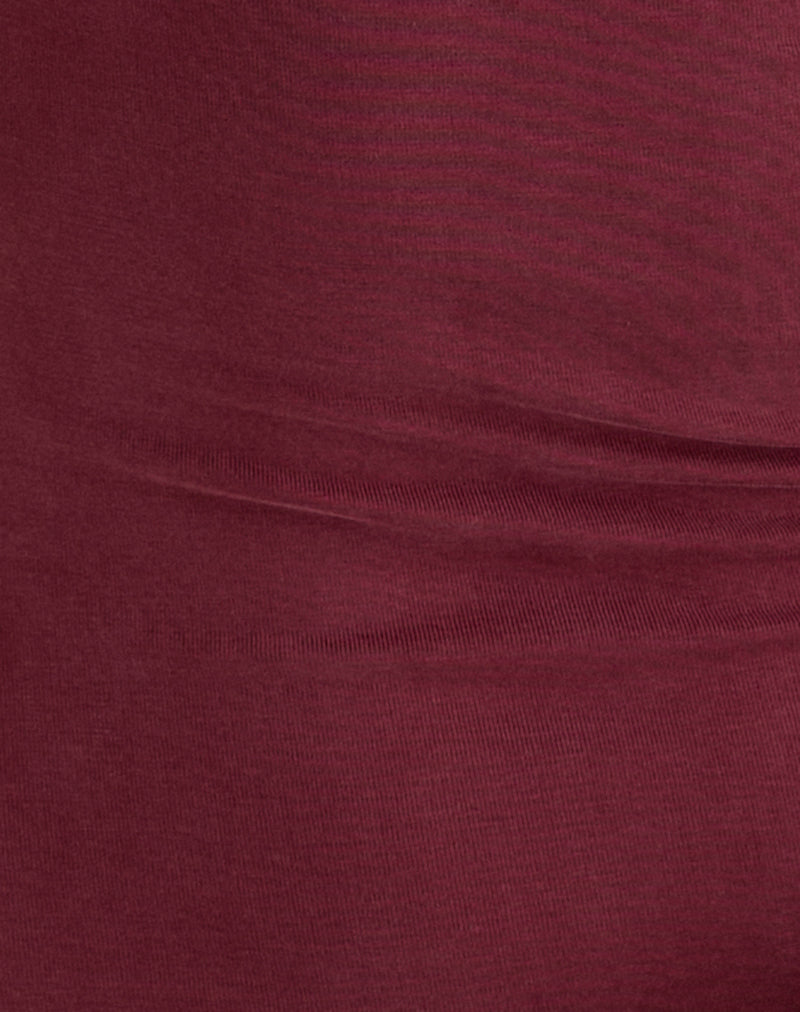 Lillie Maxi Dress - Burgundy