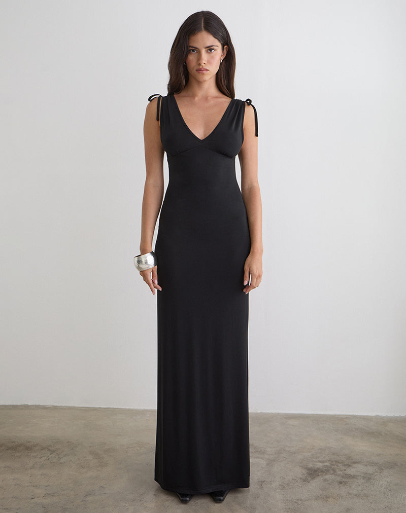 Lillie Maxi Dress - Black