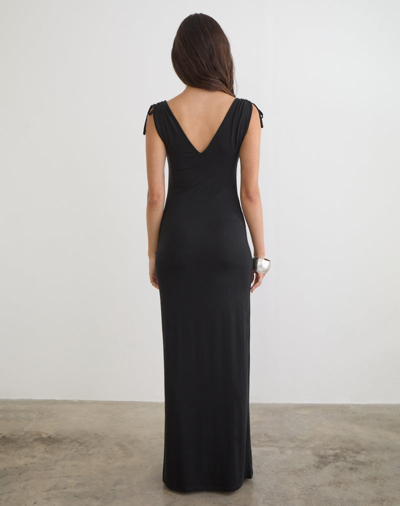 Lillie Maxi Dress - Black