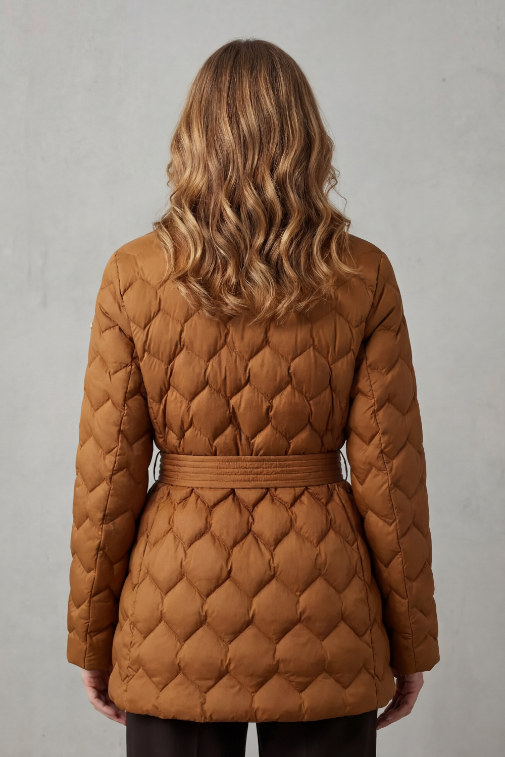 Solenza Quilted Belted Puffer Jacket