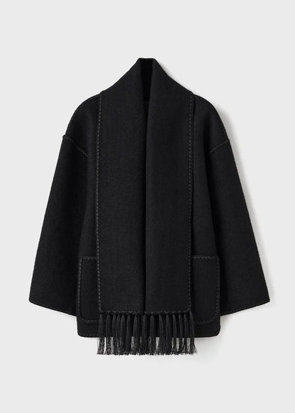 Jessy Elegant Scarf Coat