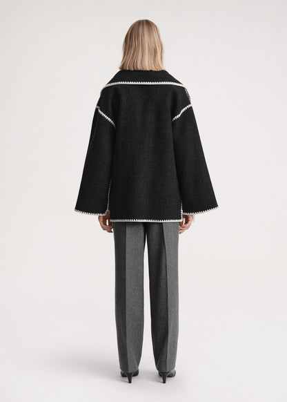 Jessy Elegant Scarf Coat