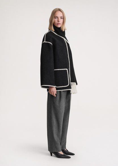 Jessy Elegant Scarf Coat
