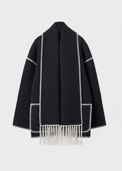 Jessy Elegant Scarf Coat