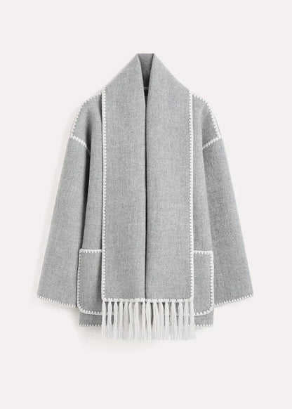 Jessy Elegant Scarf Coat