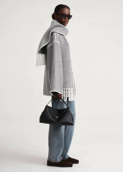 Jessy Elegant Scarf Coat