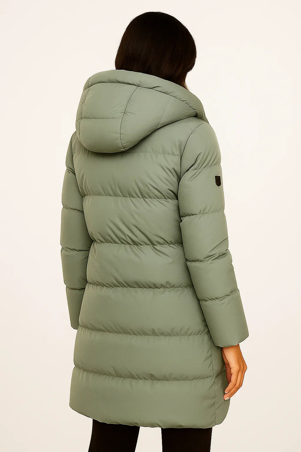 Nora Hooded Longline Puffer Jacket