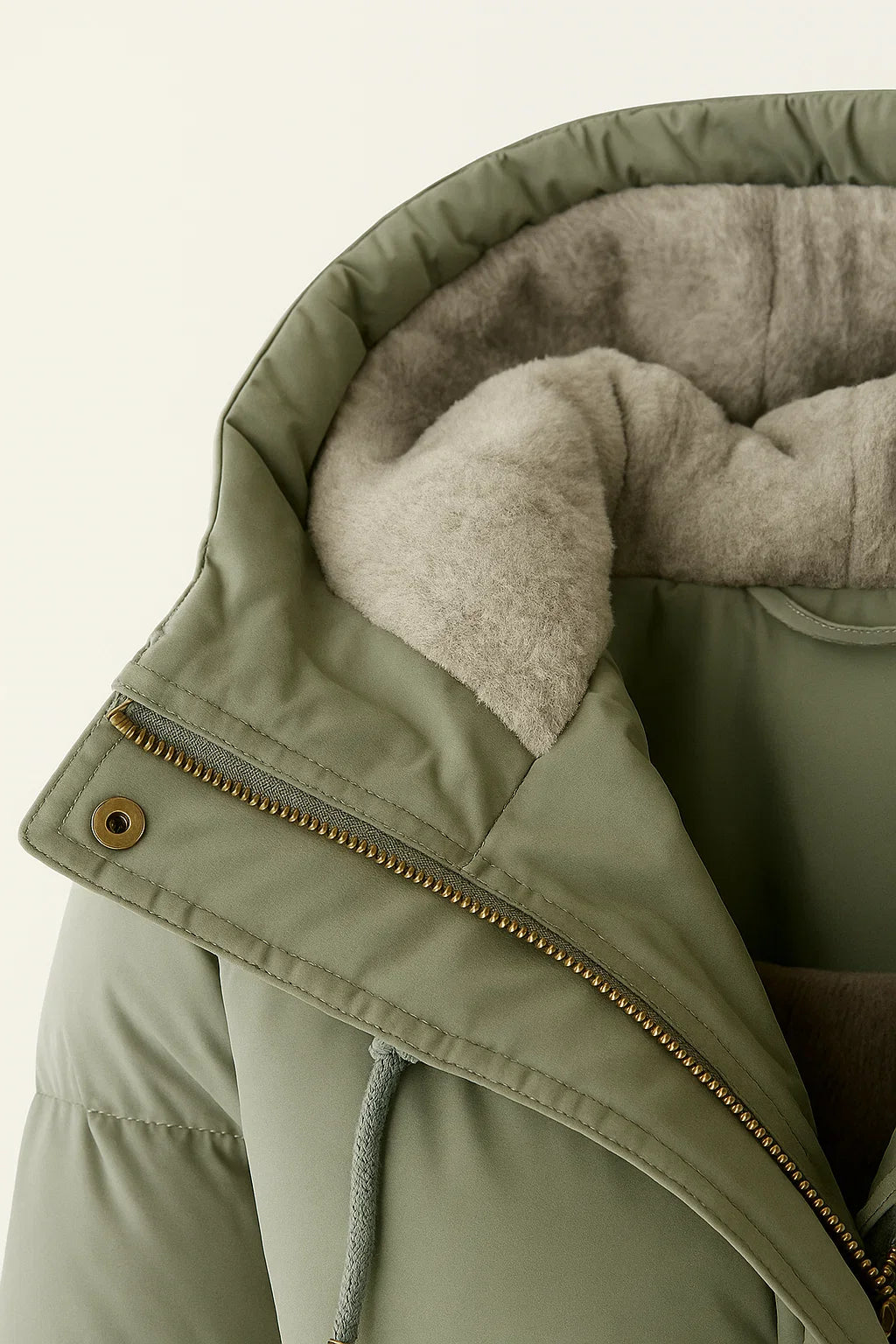 Nora Hooded Longline Puffer Jacket