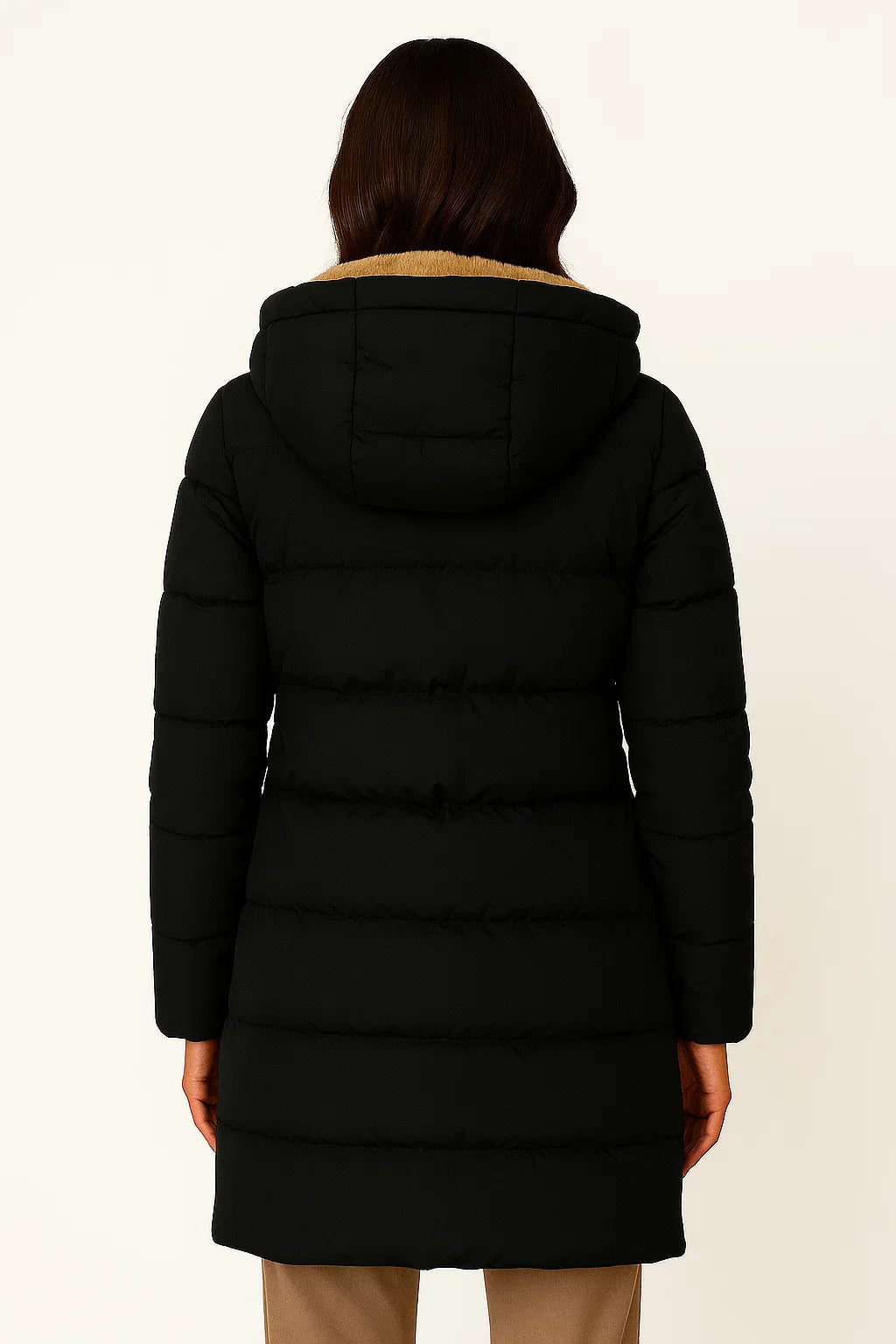 Nora Hooded Longline Puffer Jacket
