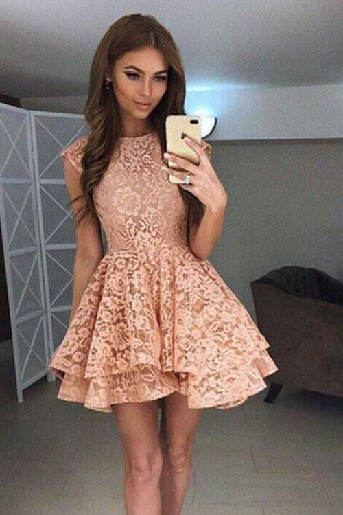 Joy Mini Dress - Blush