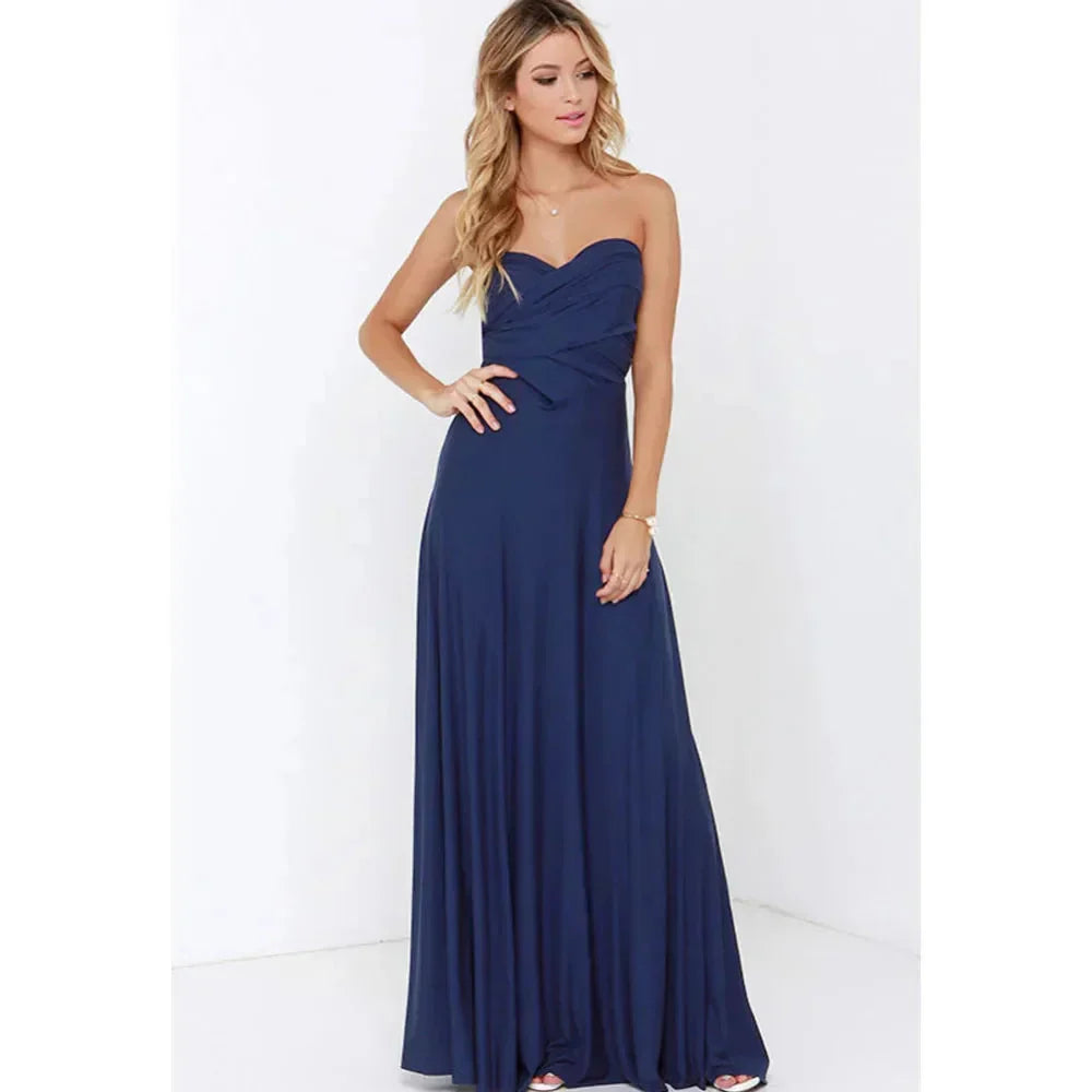 Alba Maxi Dress - Blue