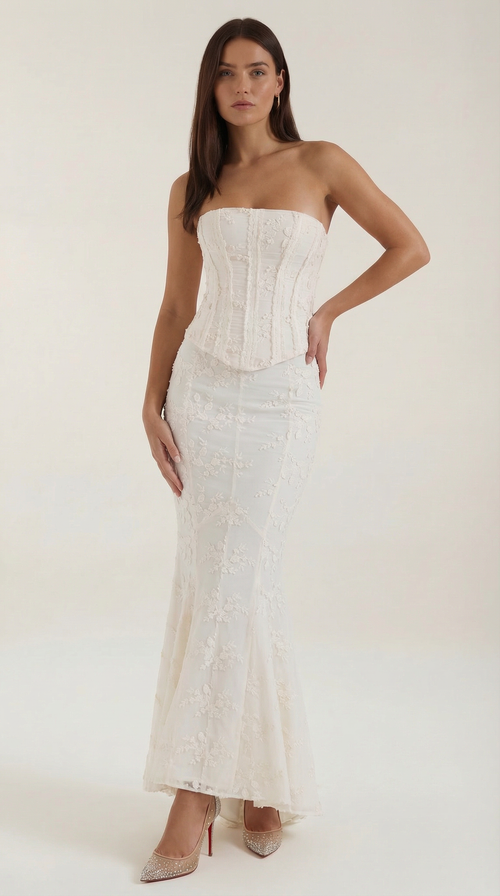 Keziah Maxi Dress - White