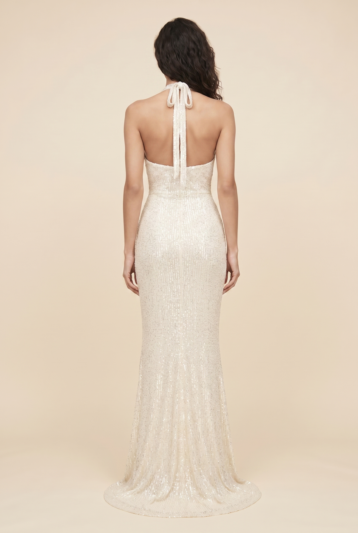 Aurolia Sequin Maxi Dress - Ivory