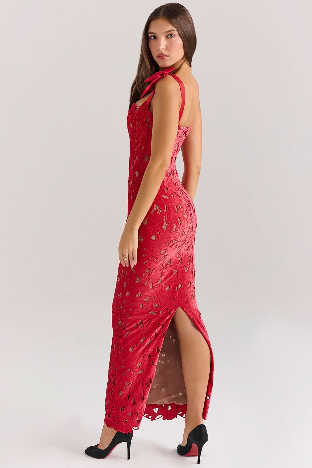 Aurora Maxi Dress - Red