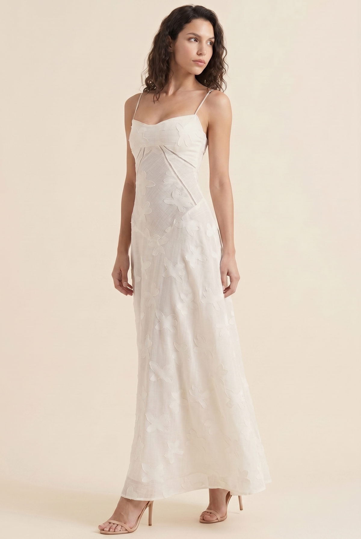 Aurore Lace Maxi Dress - Ivory