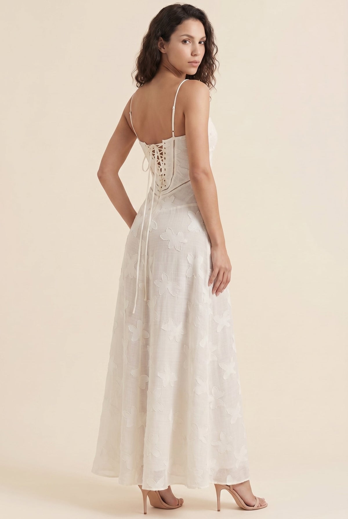 Aurore Lace Maxi Dress - Ivory