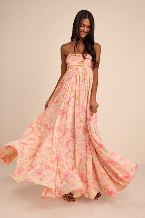 Tallulah Maxi Dress - Blush