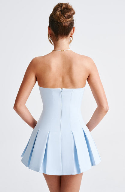 Esme Flared Strapless Mini Dress