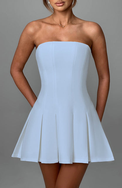 Esme Flared Strapless Mini Dress