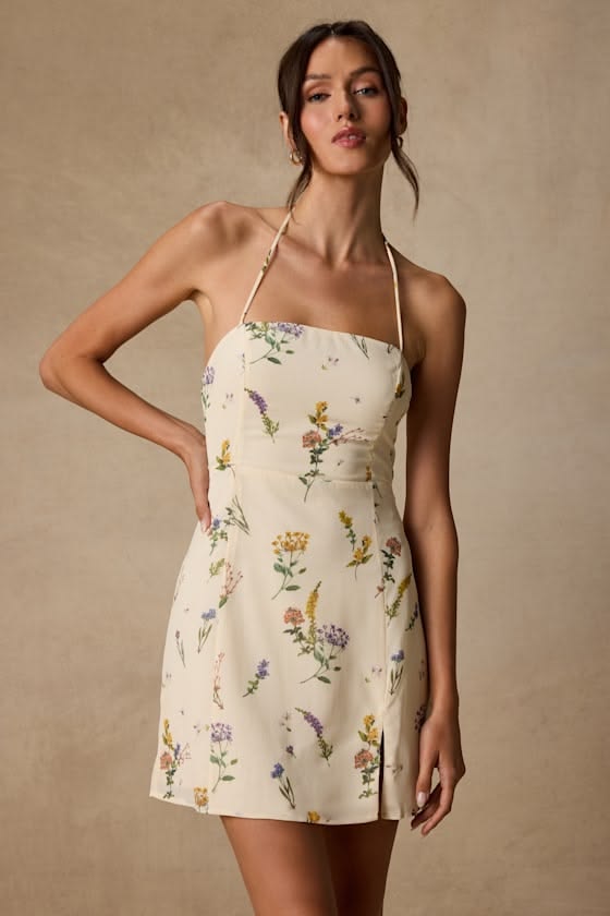 Larissa Mini Dress - Cream