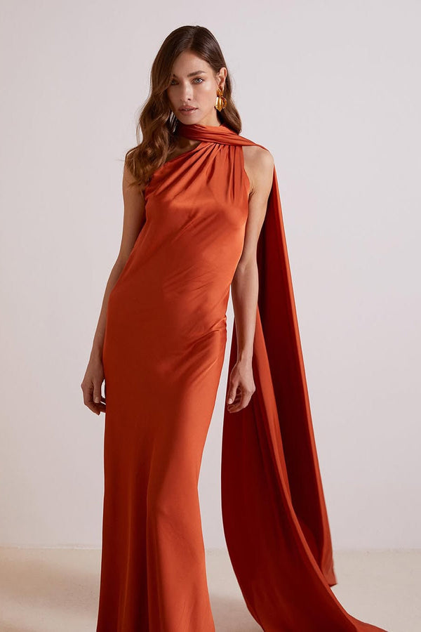 Ciara Satin Maxi Dress