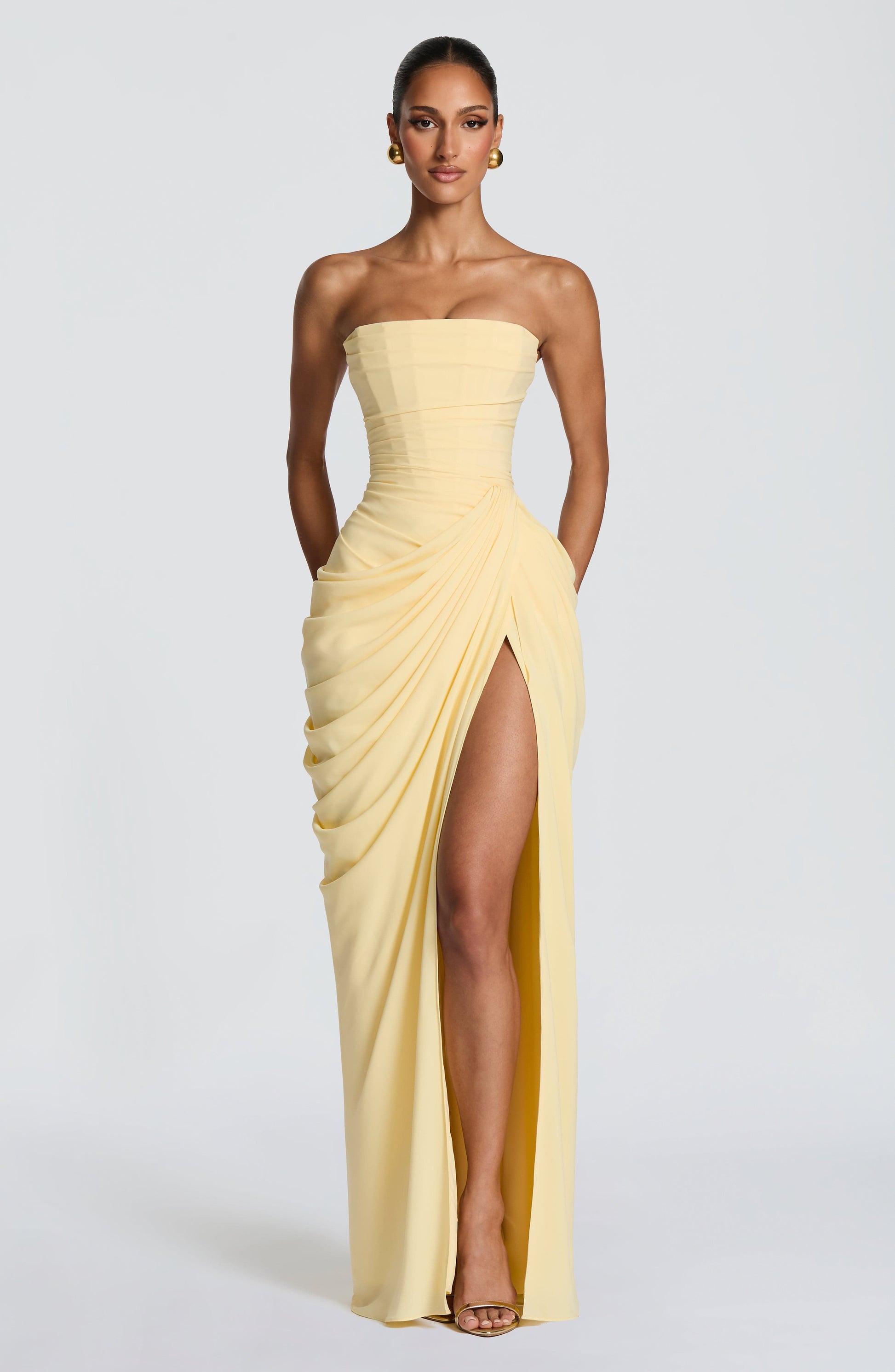 Laura Maxi Dress - Lemon