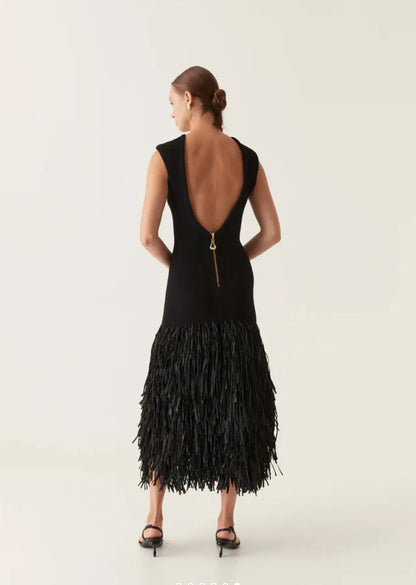 Belle | Knit Midi Dress