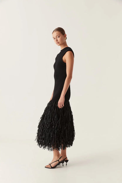 Belle | Knit Midi Dress