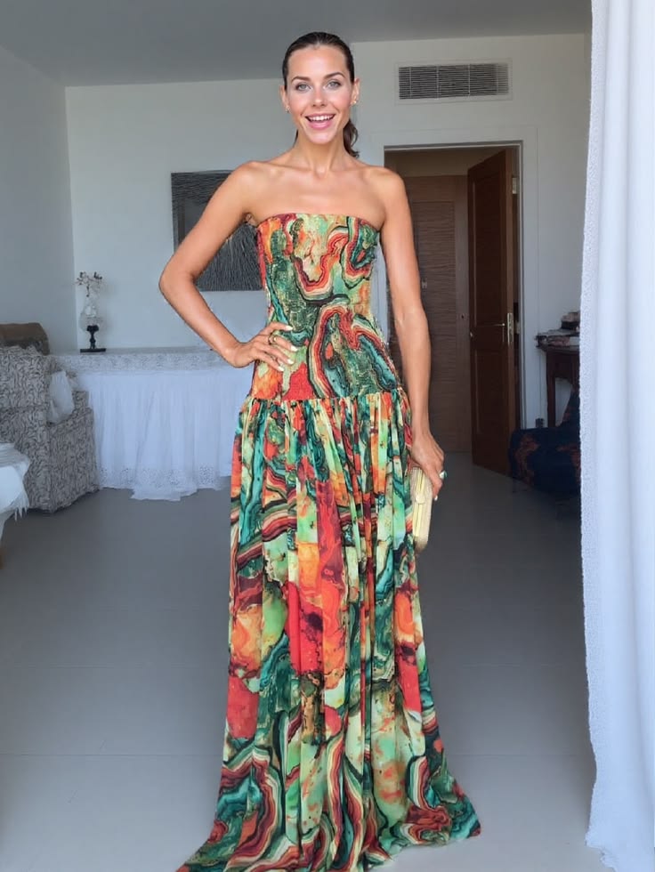 Susanna Maxi Dress - Multicolor