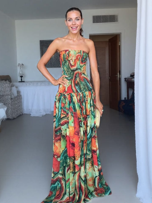 Susanna Maxi Dress - Multicolor