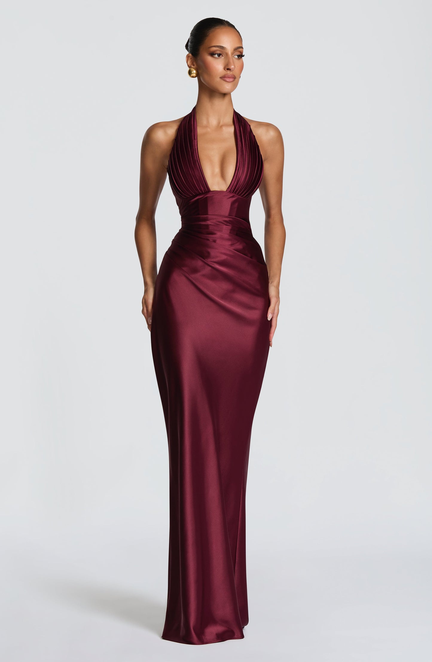 Presley Maxi Dress - Cherry Lacquer