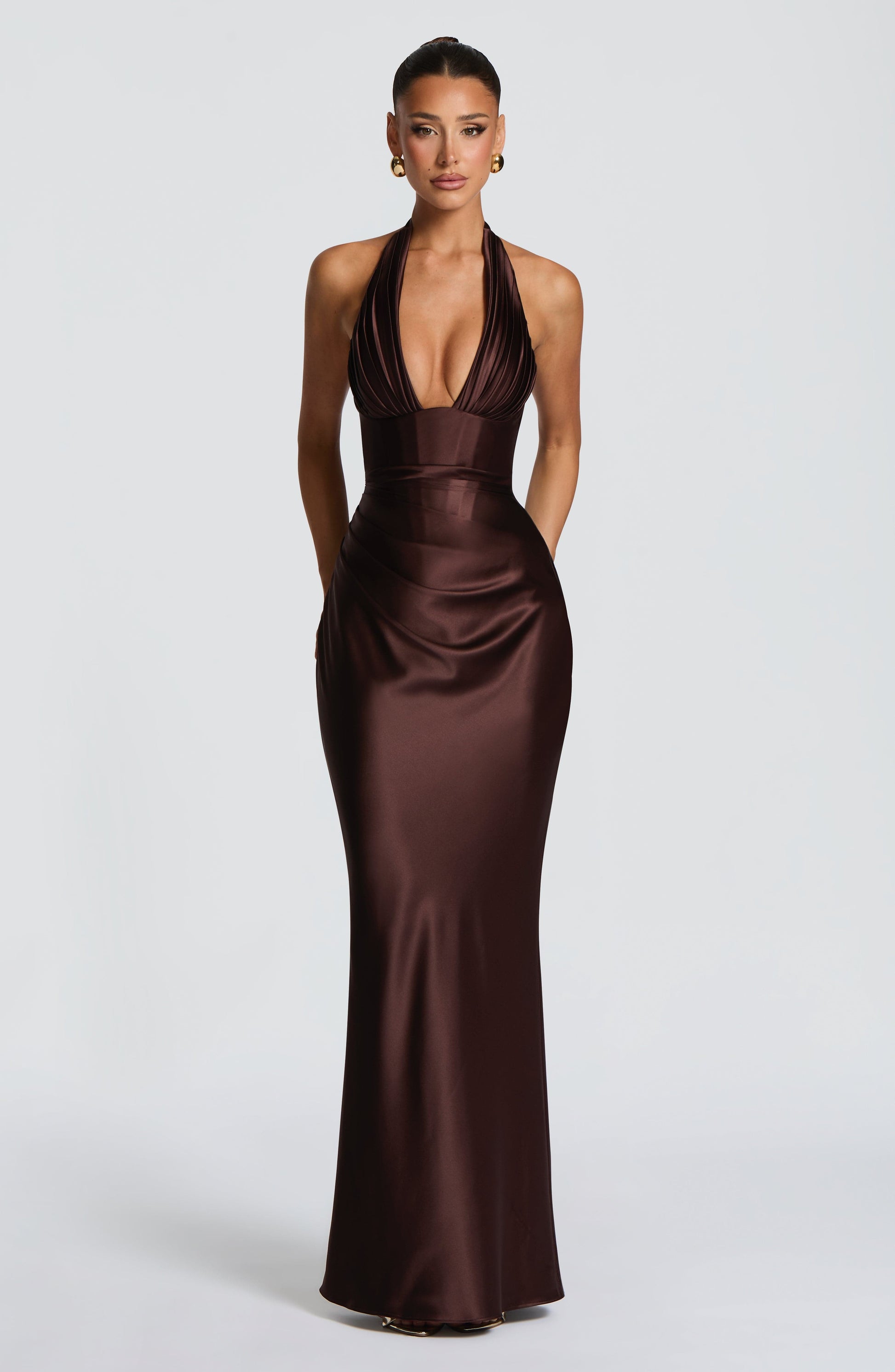 Presley Maxi Dress - Brown