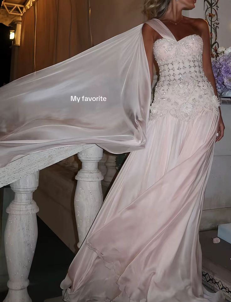 Lavinia Beaded Gown - Champagne